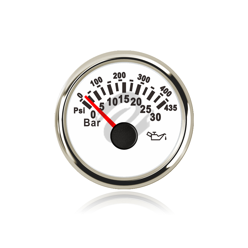 Eosin Car Pointer Oil Pressure Gauge 0-30BAR
